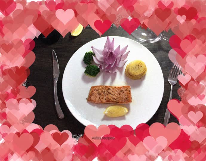 【Black Pepper Salmon】