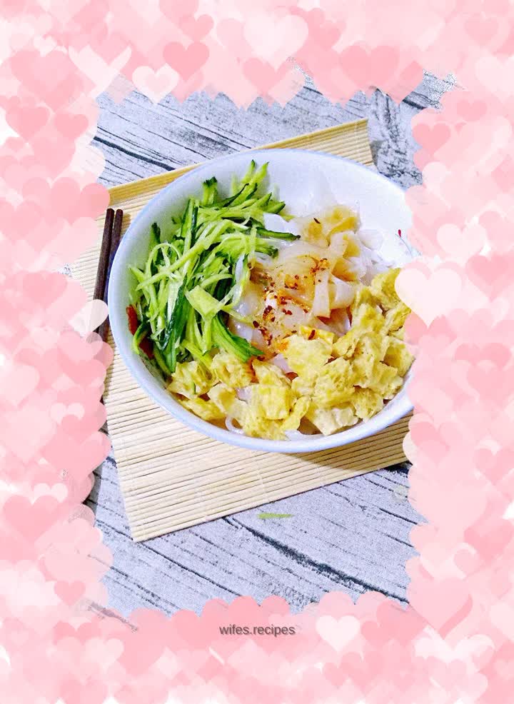 Homemade delicious cold skin