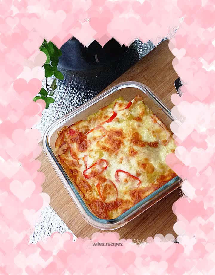 Cheese Curry Potato Pudding