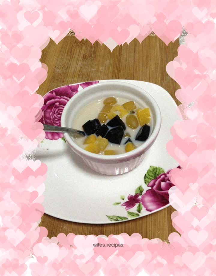 Taro ball dessert that kills fresh taro fairy in seconds