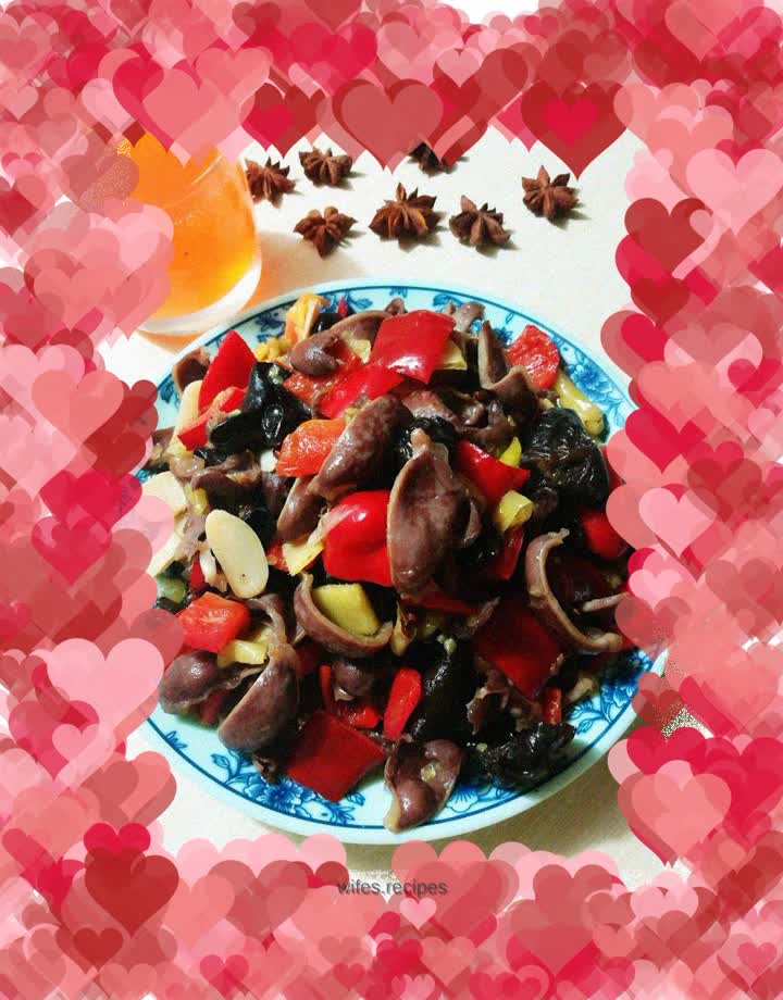 Spicy and sour duck gizzards