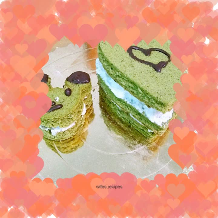 Matcha Cheese Cream Layer Cake