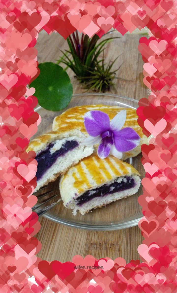 Purple sweet potato cake