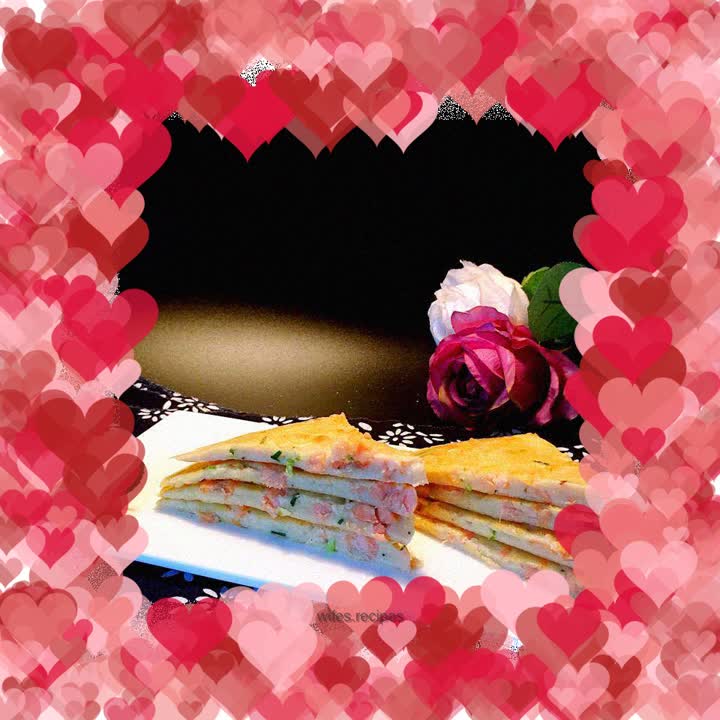 Salmon and egg pancakes