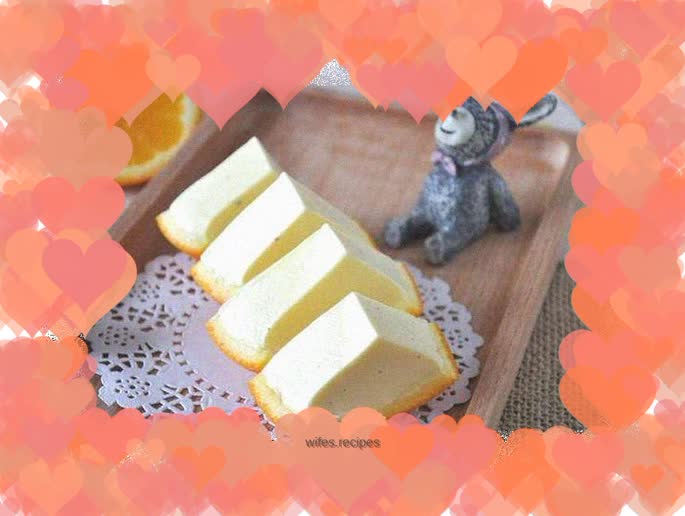 Orange custard, suitable for summer, tastes like ice cream