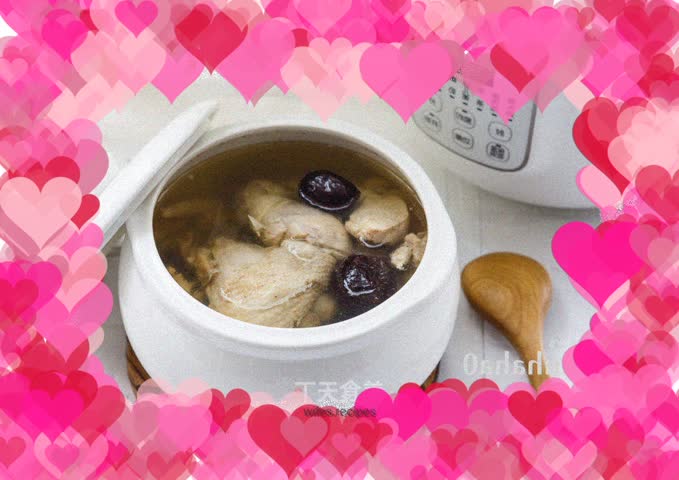 American Ginseng and Red Date Chicken Soup