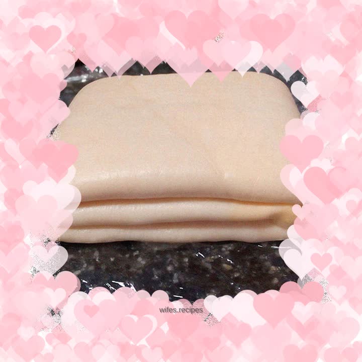 Detailed preparation method of puff pastry