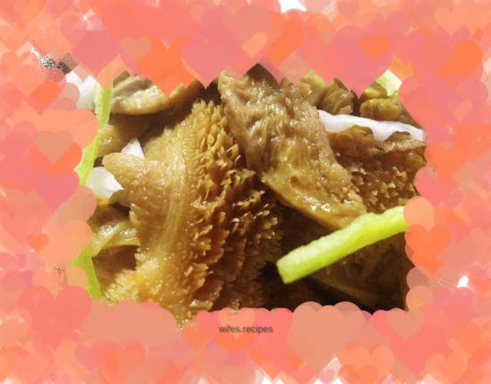 Braised tripe with Chinese cabbage