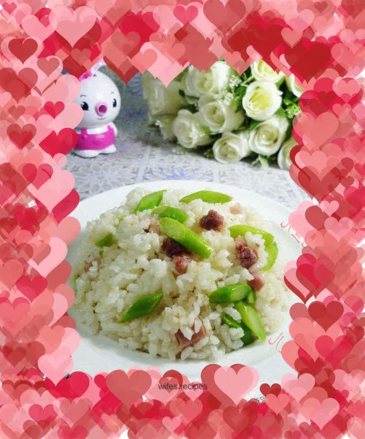 Bacon and Asparagus Fried Rice