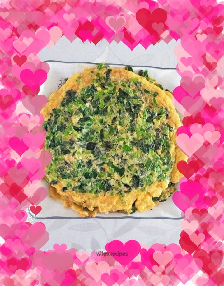 Spinach stall with eggs