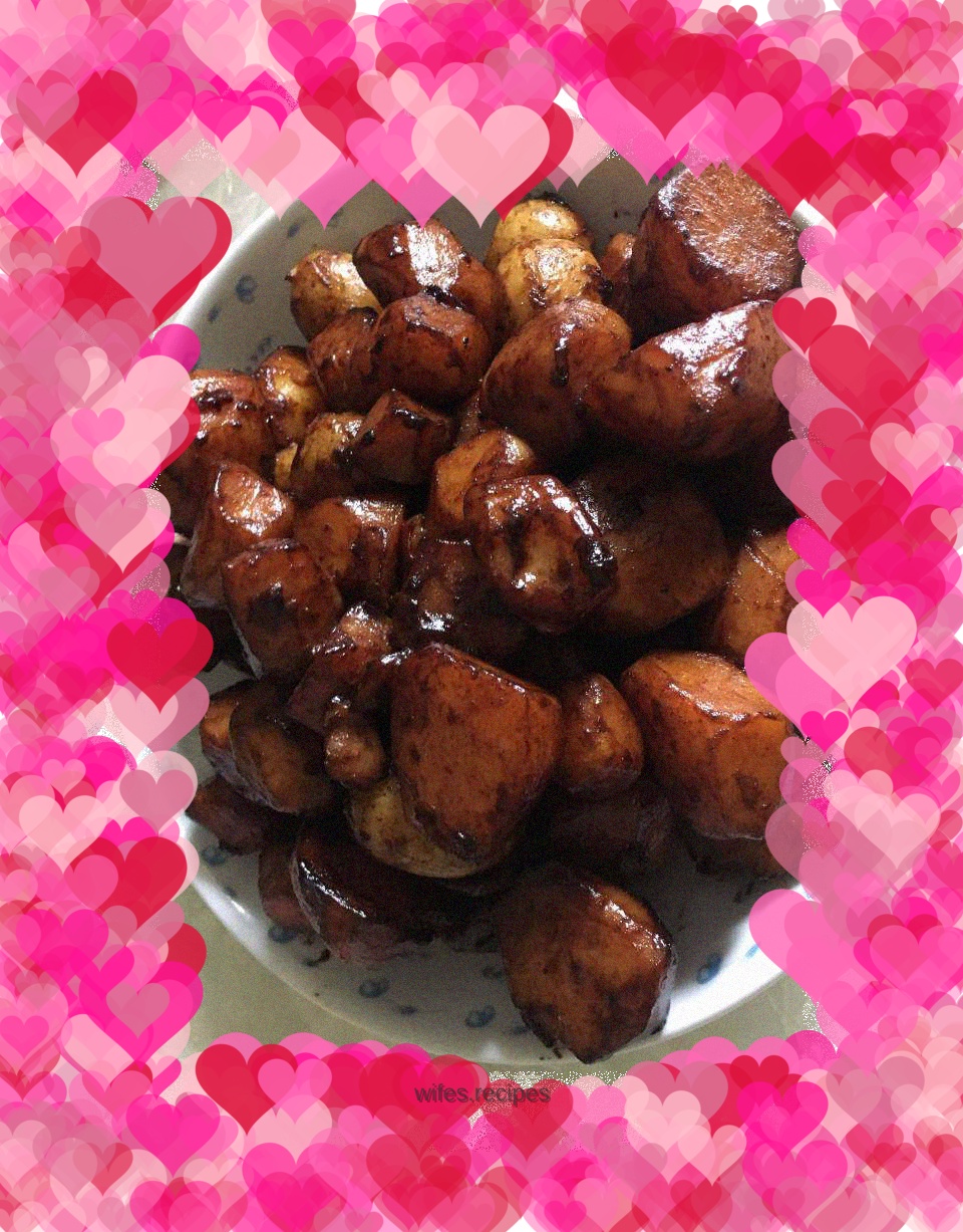 Sauce-flavored small potatoes