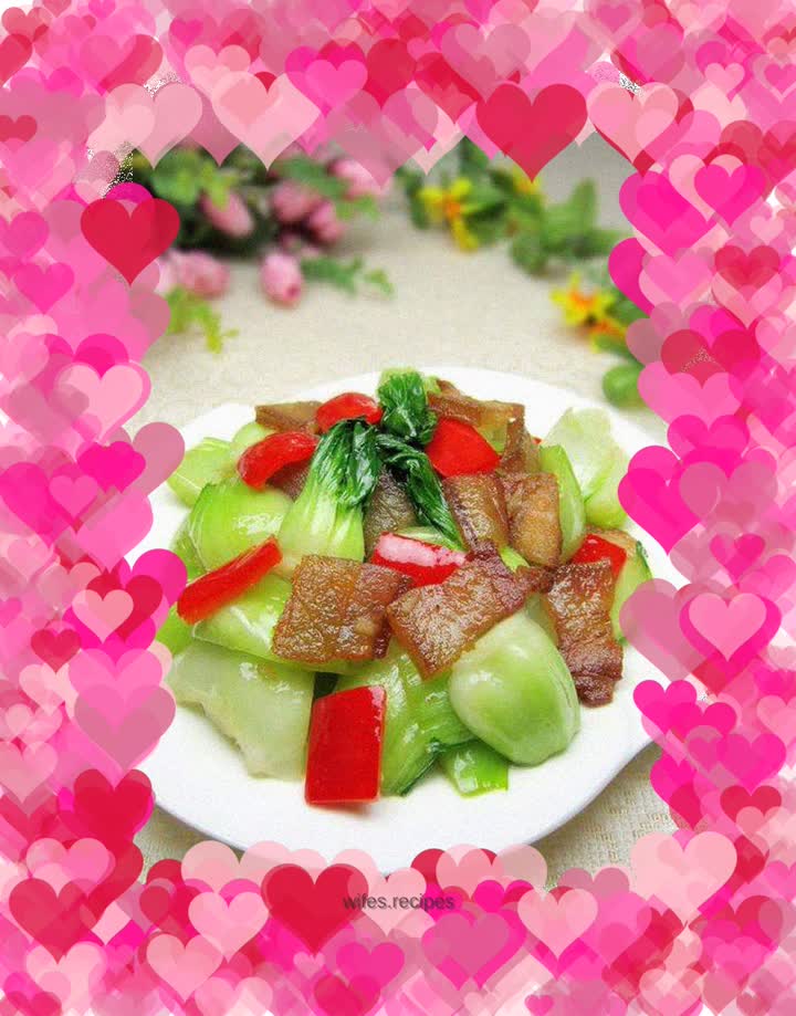 Shanghai Green Stir-fried Bacon