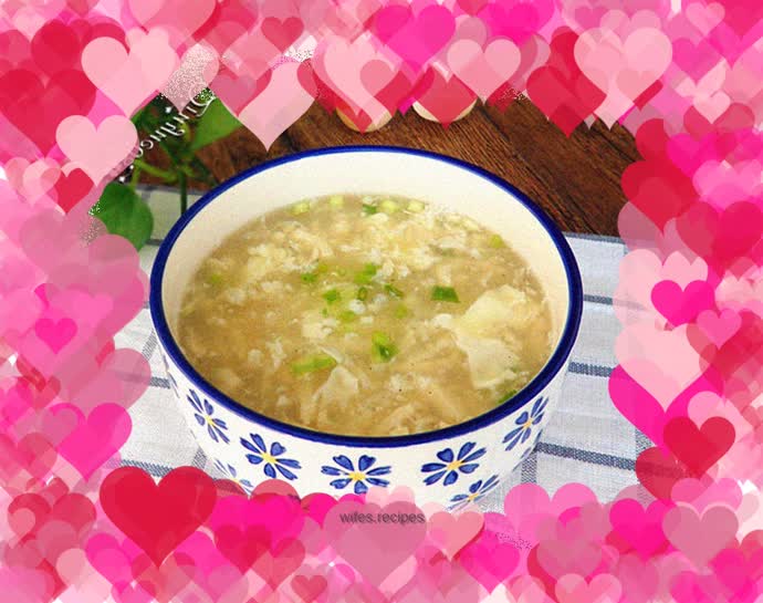 Silver tofu and egg custard