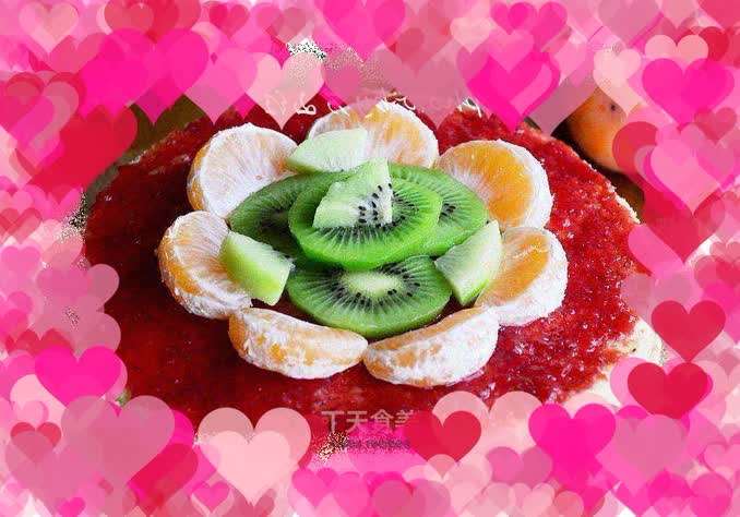 Strawberry jam layer cake