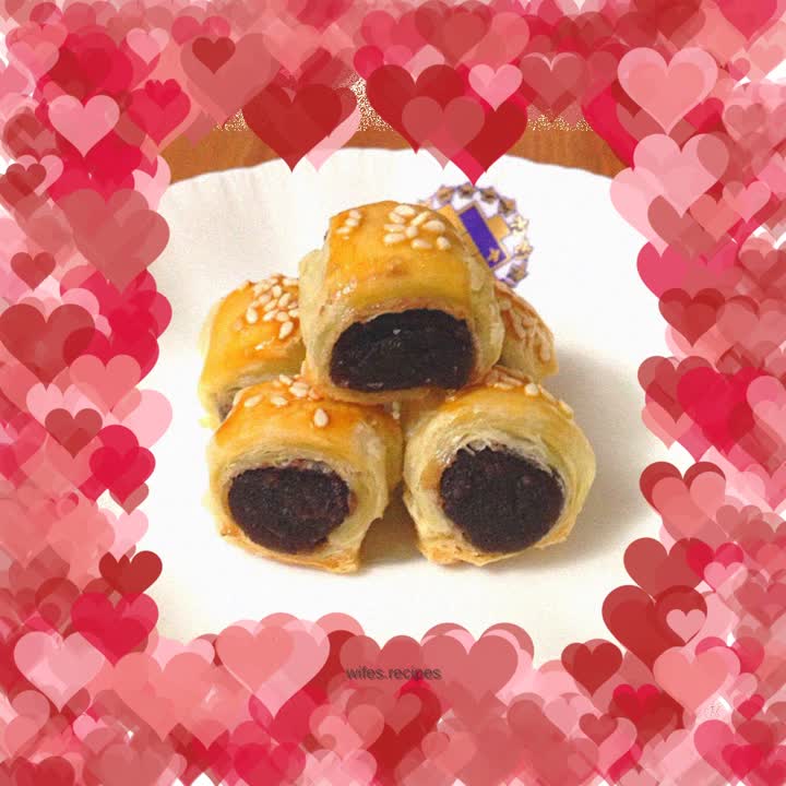 Crispy Red Bean Roll