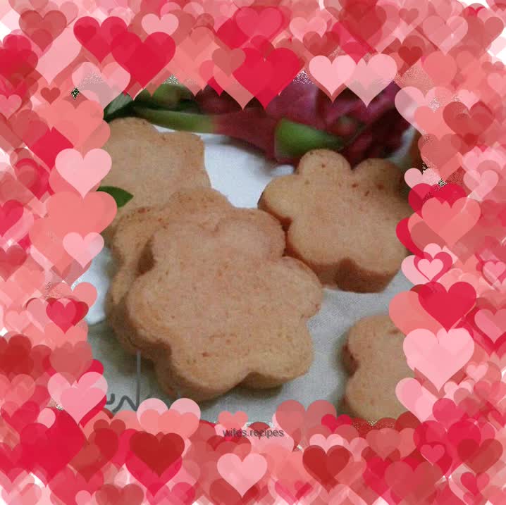 Dragon fruit juice toast