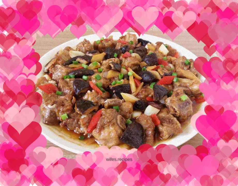 【Guangdong】Steamed Pork Ribs with Mushrooms