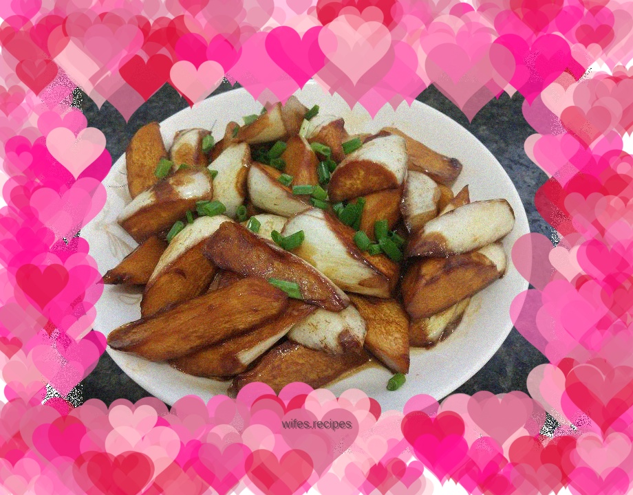 Braised Wild Rice in Oil