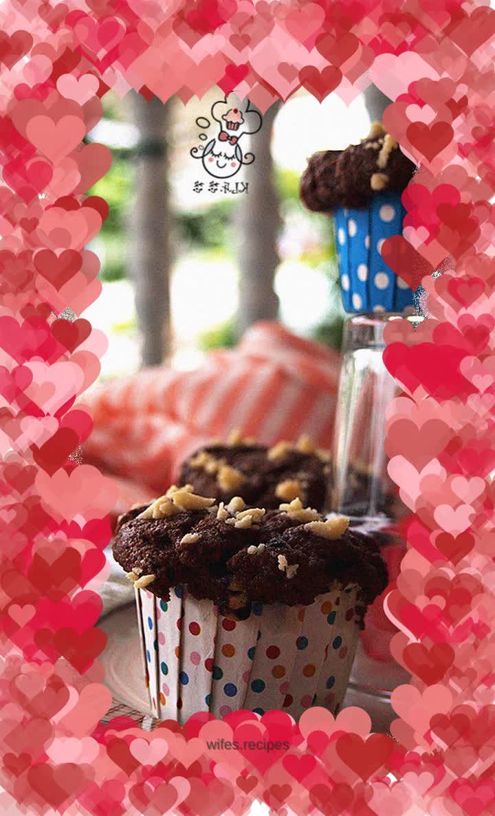 Crispy chocolate muffin (made with additional crispy bits)