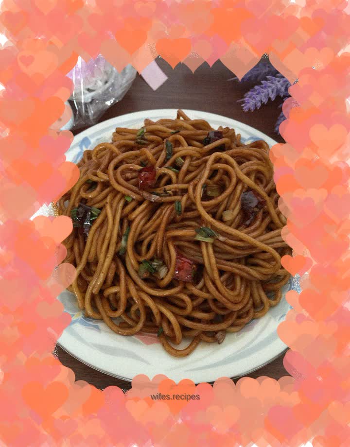 Scallion oil noodles