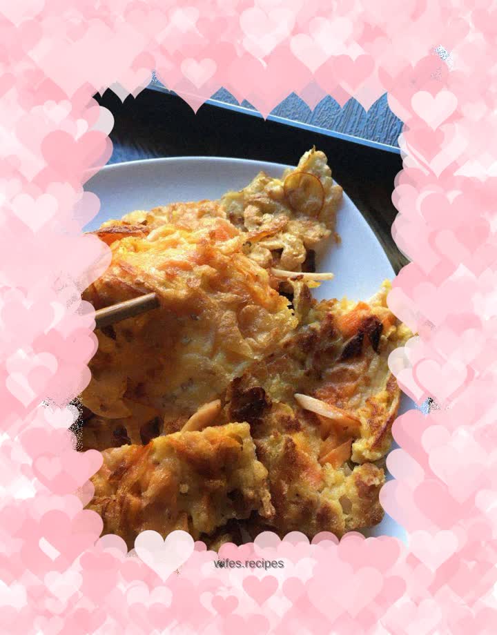 Egg and vegetable pancake