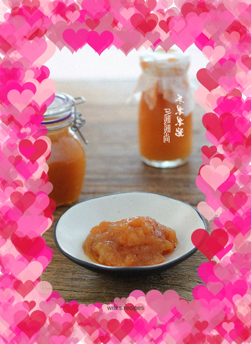 Zero added apple jam