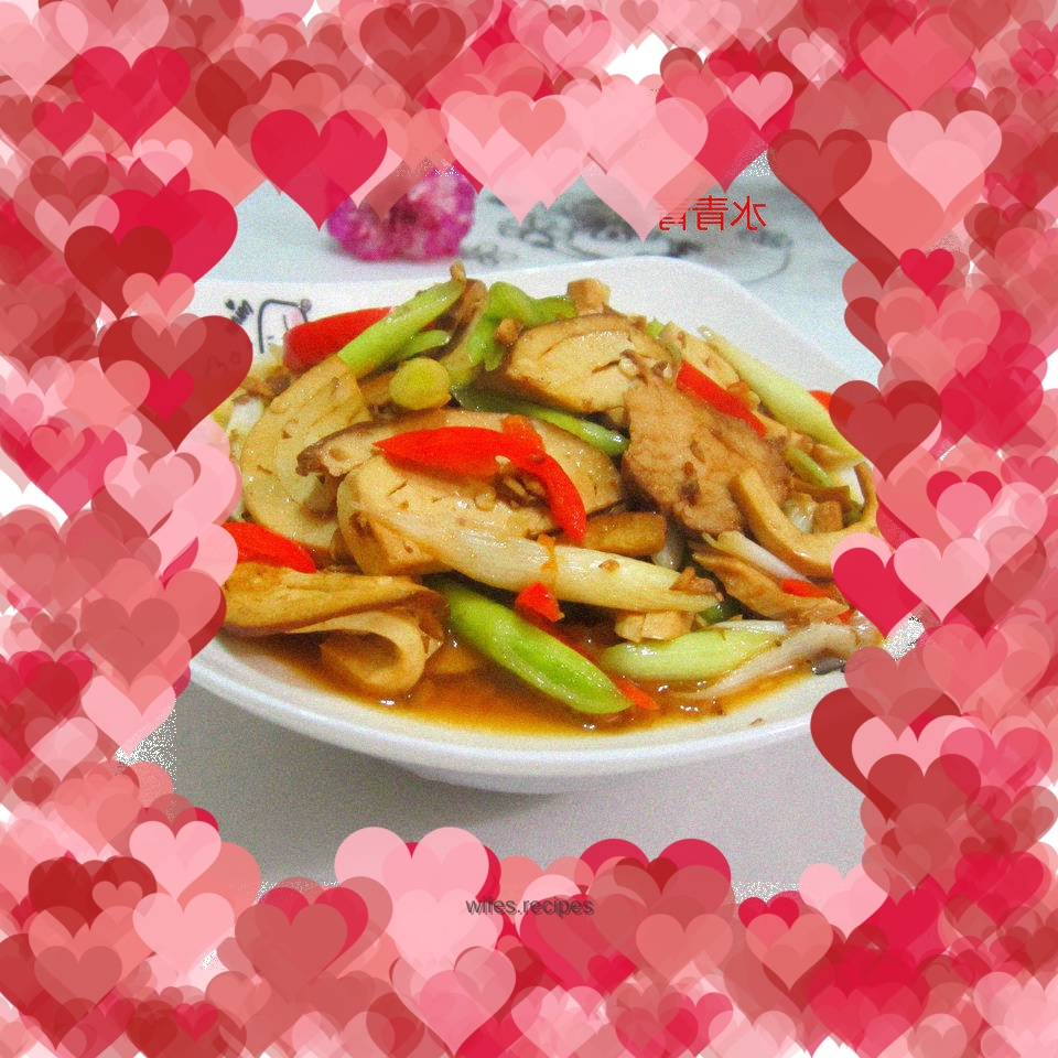 Garlic pepper braised pork and tofu