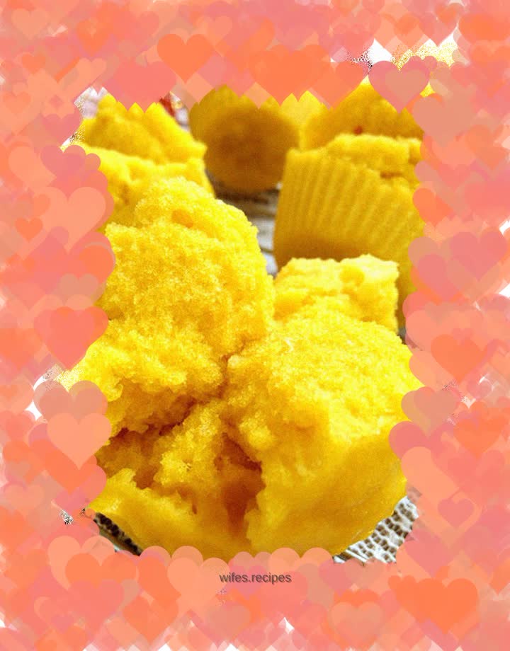 Steamed fully nutritious pumpkin trifle