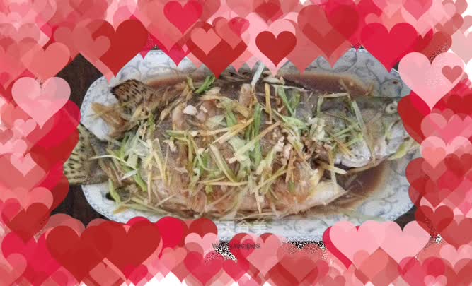 Steamed mandarin fish