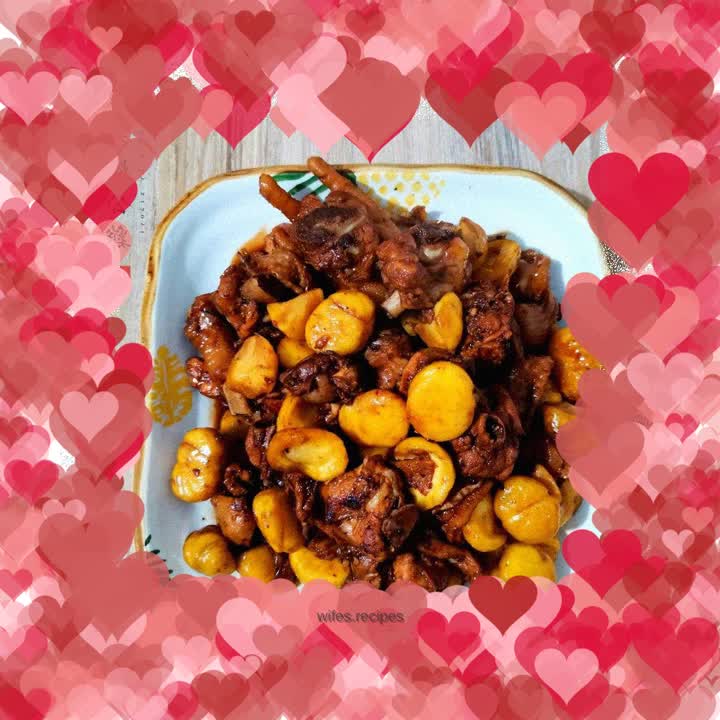 Chestnut roasted rooster