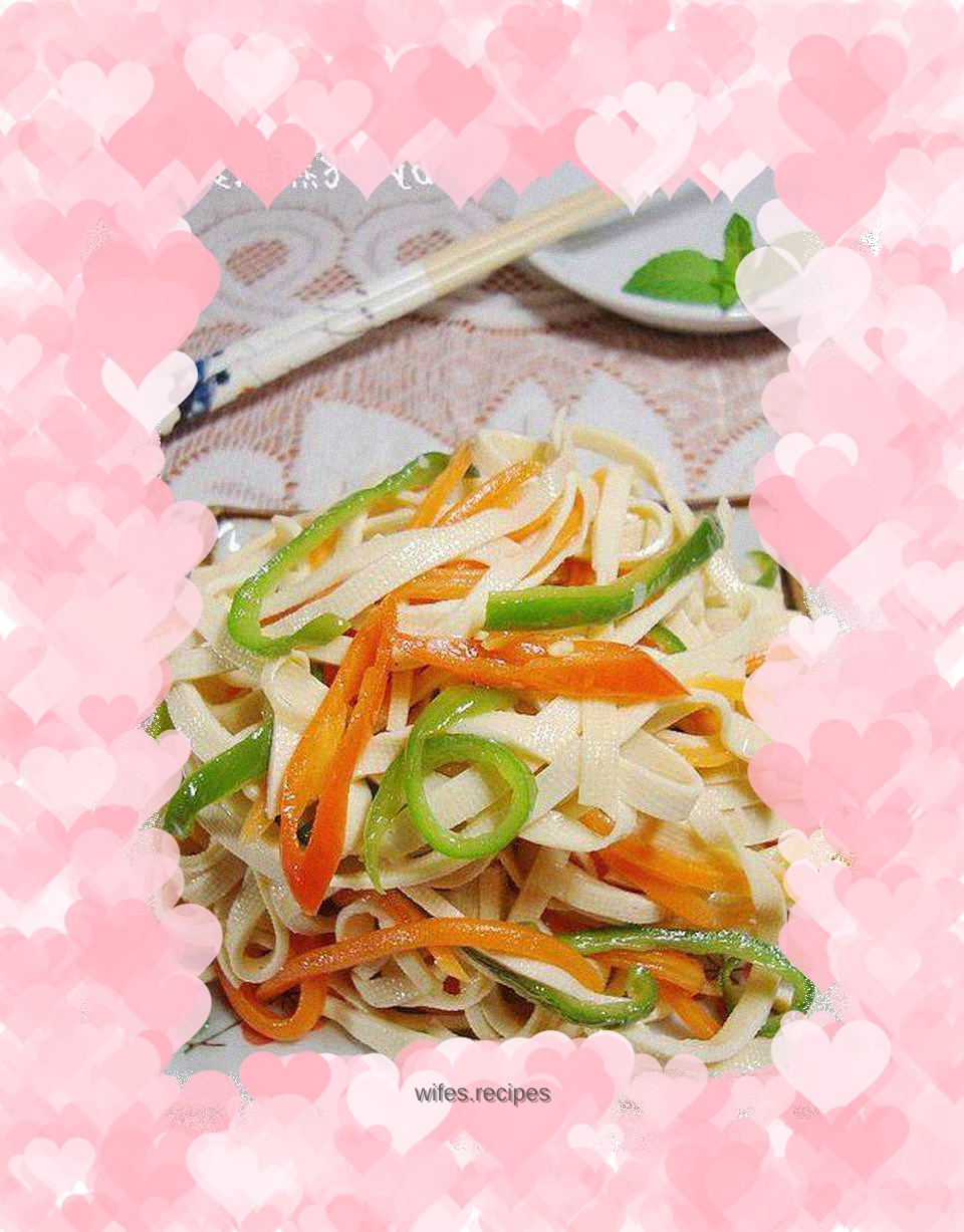 Refreshing little cold dish------【Cold Thousand Shredded Shreds】