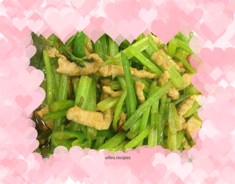 Stir-fried Pork with Parsley