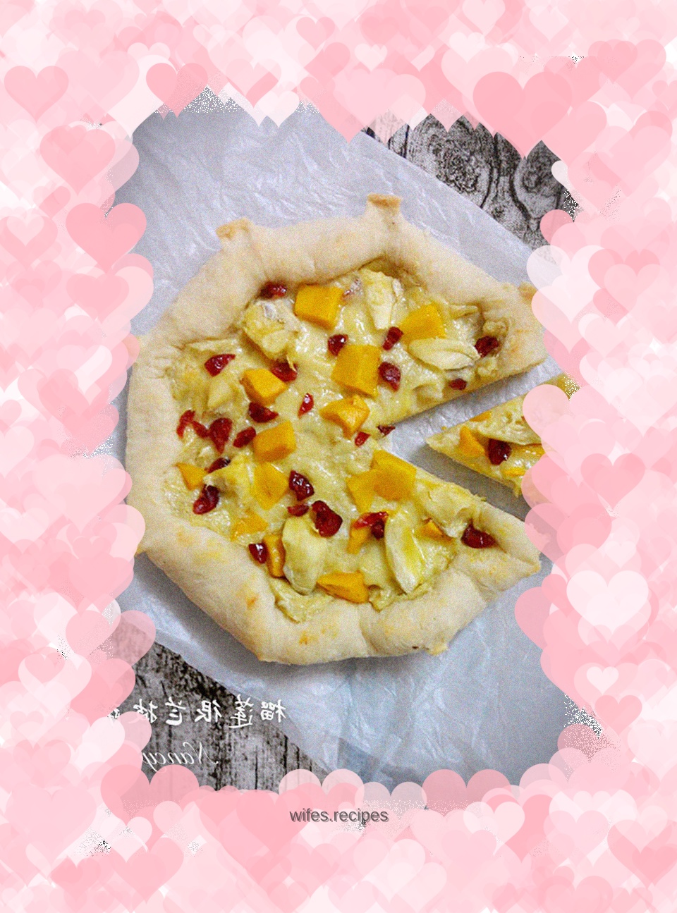 Imitation Pizza Hut version - Durian Mango Pizza