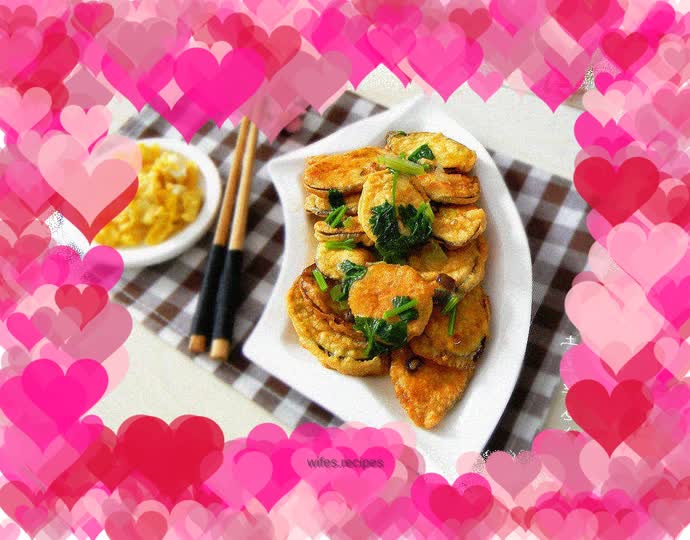 Pan-fried eggplant pancake