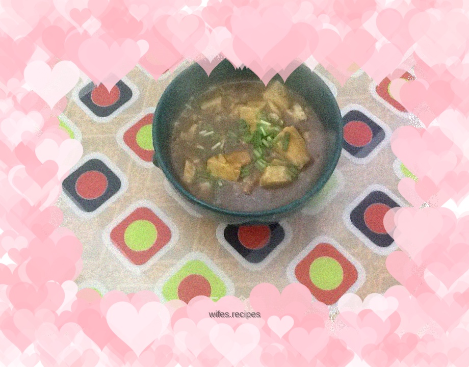 A quick and easy dish to go with rice----Curry Tofu