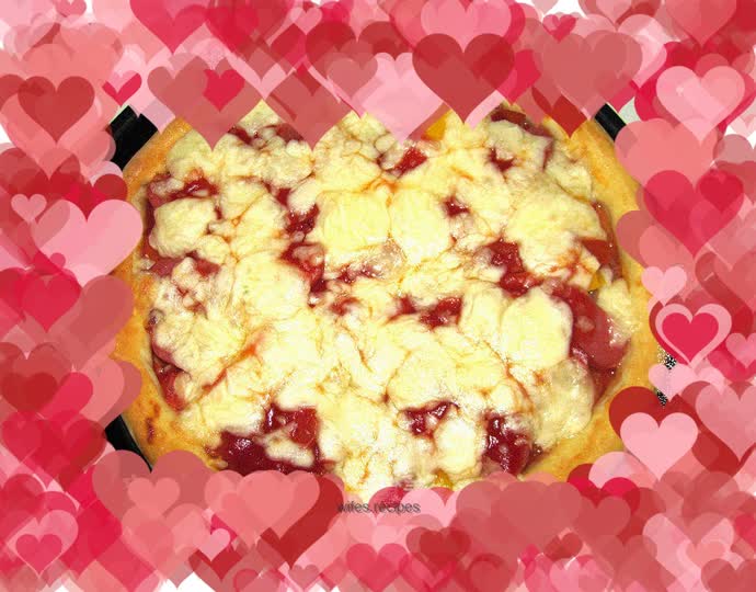 Tomato Sausage Pizza