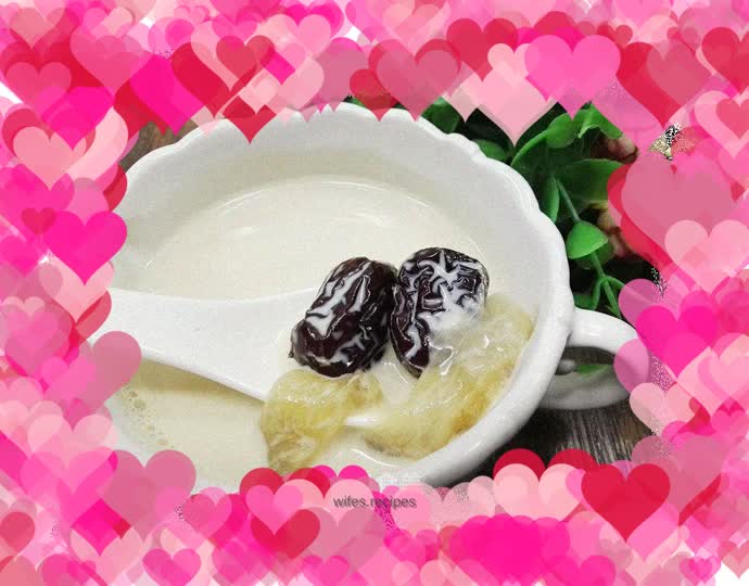 Isinglass Stewed Milk Dessert