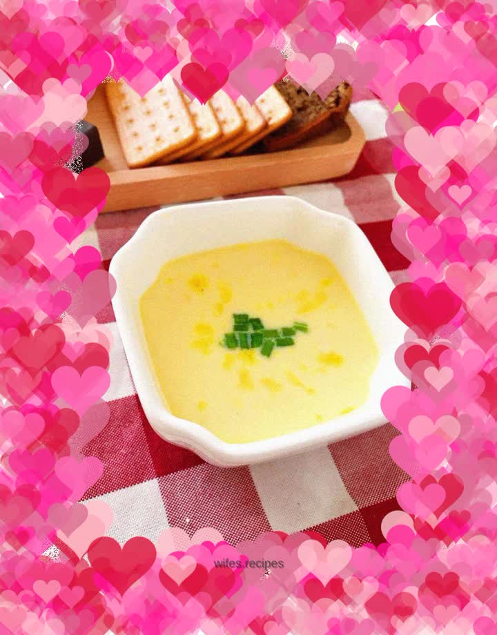 Fresh and original egg custard