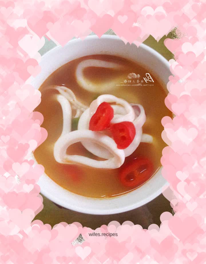 Exotic flavor - Thai Tom Yum Squid Soup