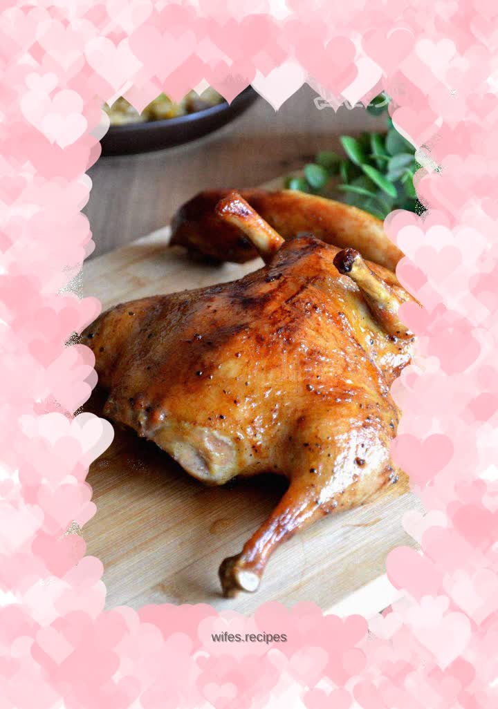 Black pepper beer roast duck