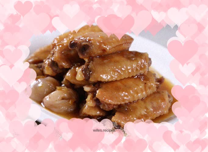 Lychee and Sour Plum Braised Chicken Wings