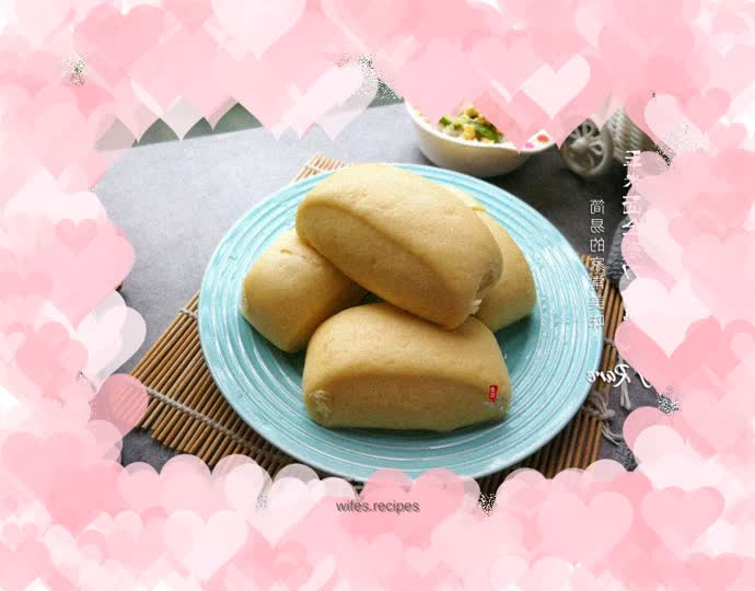 Whole wheat cornmeal knife-cut steamed buns