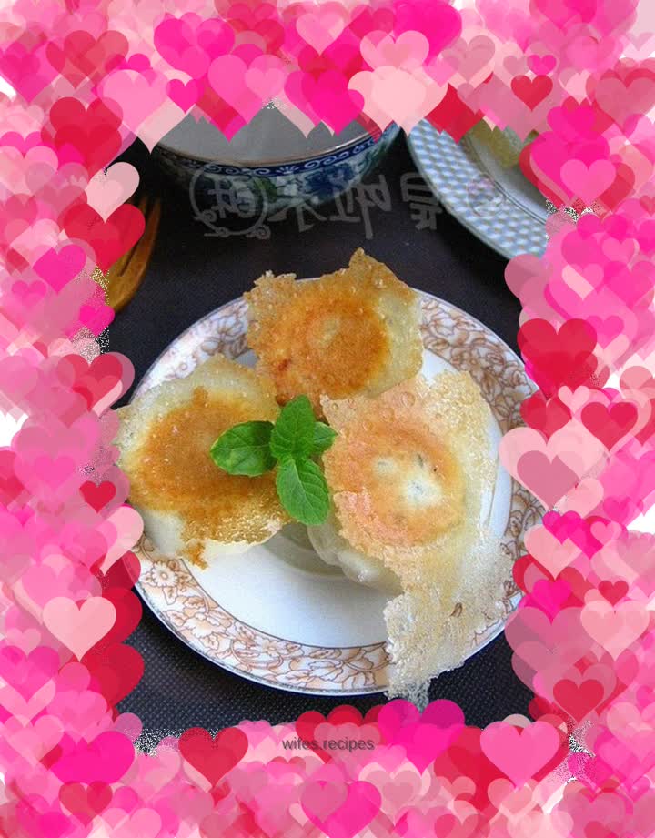 My favorite crispy base - fried cowpea and minced meat buns