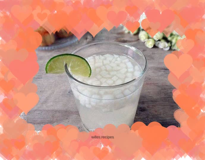 Lemon Rock Sugar Pear Juice