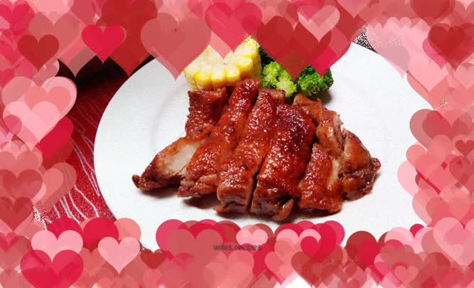 Black pepper duck leg