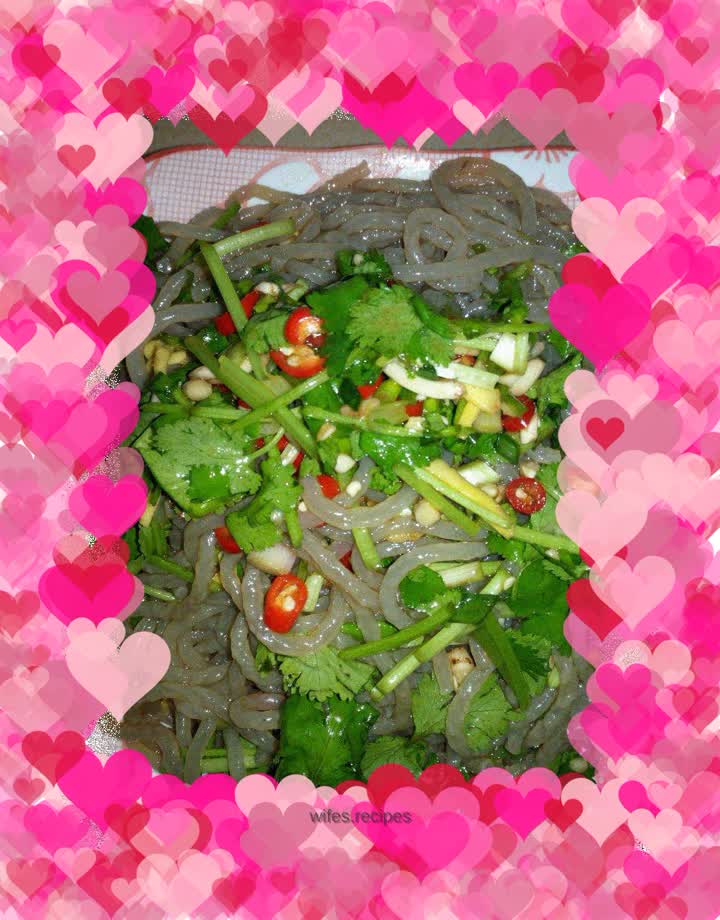 Cold sweet potato noodles