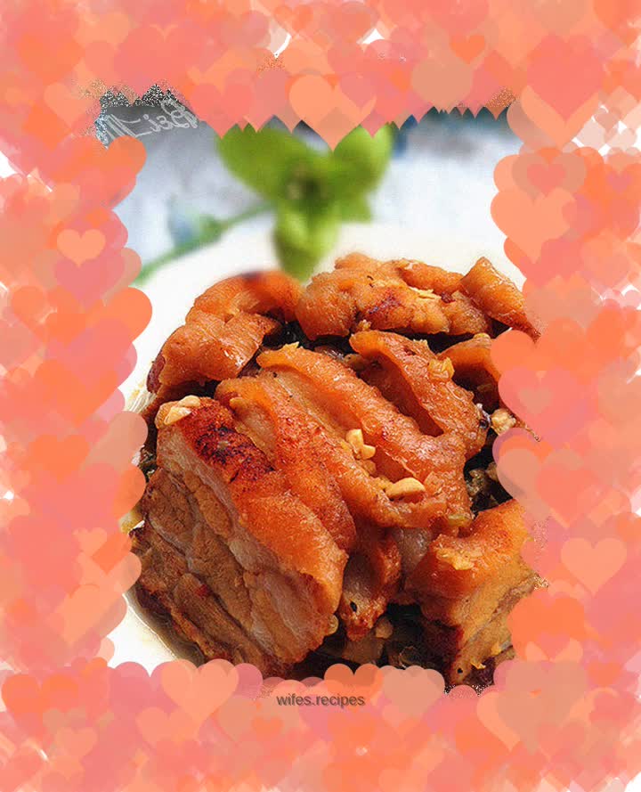 Braised pork with pickled vegetables