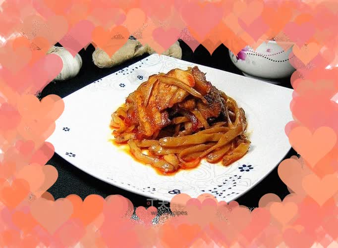 Stir-fried radish - twice-cooked pork