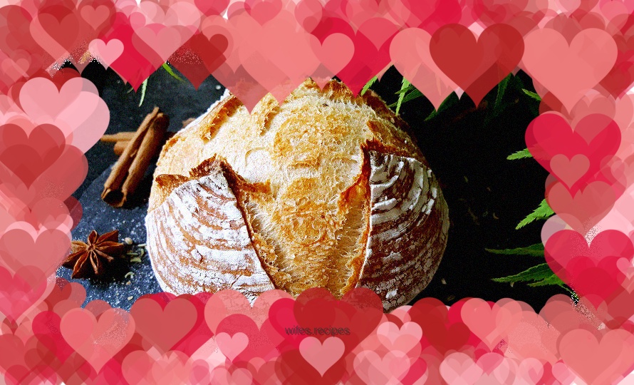 Natural leavened country bread