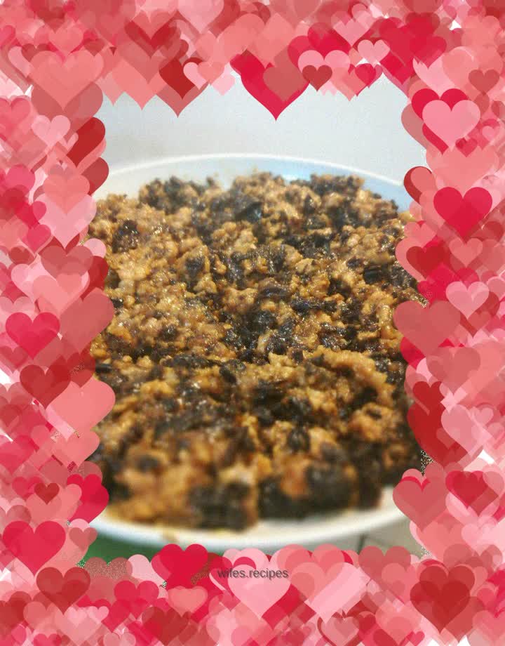 Dried Vegetable Steamed Pork Patties